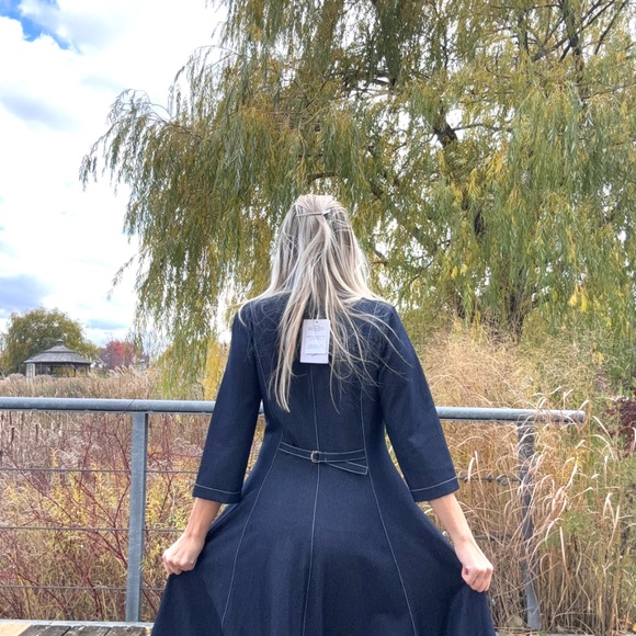 New dark blue dress NWT - Picture 4 of 7